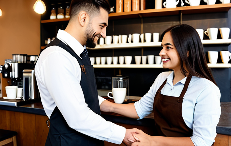 바리스타 자격증 국제 인정 여부 - International Barista Certification**

"A serious barista student fully clothed and in appropriate a...