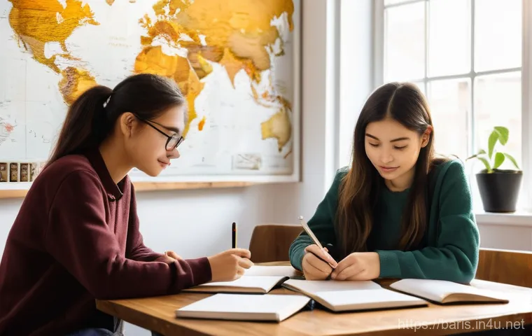 바리스타 시험 합격률 - A focused young barista student, wearing a clean, dark apron over a casual long-sleeved shirt, is me... 바리스타 시험 합격률 - A focused young barista student, wearing a clean, dark apron over a casual long-sleeved shirt, is me...